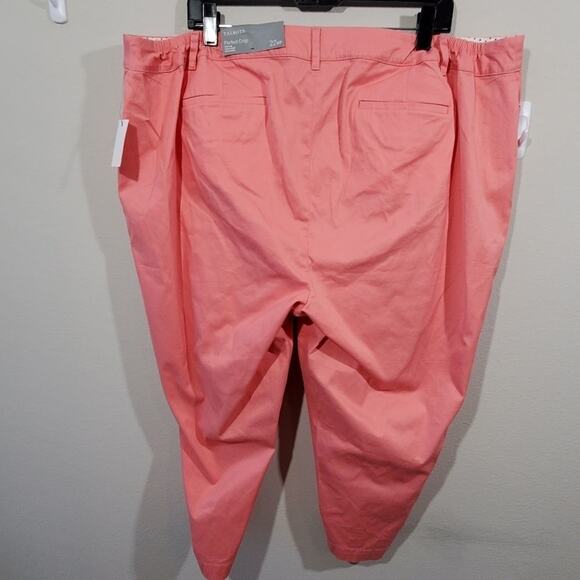 Talbots perfect crop coral plus size 22W petite - Picture 2 of 7